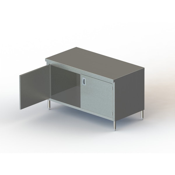 Delux Enclosed Based Cabinet Hinged Doors, 30" W X 48" L-R